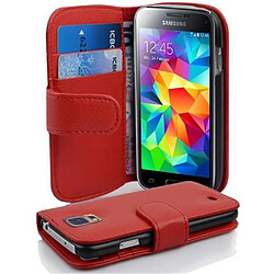 Cadorabo Coque Samsung Galaxy S5 MINI / S5 MINI DUOS Etui en Rouge