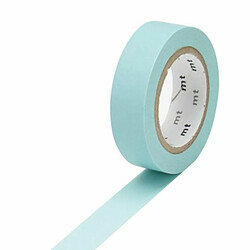 Masking tape unicolore - Bleu layette - 1,5 cm x 7 m