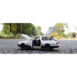 Universal Initial D AE86 alliage métal moulée sous pression modèle de véhicule jouet initial RX7 pull back 1: 28 lampes pour les jouets d'enfants |(Le noir) pas cher