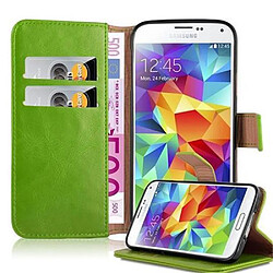 Cadorabo Coque Samsung Galaxy S5 / S5 NEO Etui en Vert