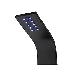 Acheter Vente-Unique Colonne de douche hydromassante thermostatique à leds et bluetooth - L20 x H165 cm - Noir - CHAKRA V