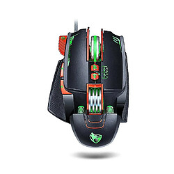 Universal V9 USB Wired Programmable Gaming Mouse 3200DPI Backlight réglable 8 Bouton personnalisé Mécanique