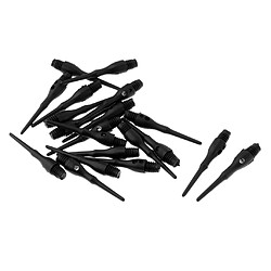 Pointe en nylon souple 20 pièces de rechange pour dart électronique 27mm noir