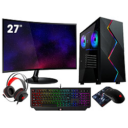 VIST PC Gaming Ryzen 5 5600G - RAM 32Go - RX VEGA7 - SSD 1To M.2 - WIFI - LCD 27 - Windows 11 Pro