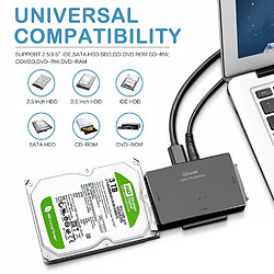 Avis Universal Adaptateur IDE SATA à USB 3.0 Câble SATA USB 2.0 Adaptateur de disque dur IDE SATA 2,5 pouces 3,5 pouces Convertisseur USB C OTG HDD SSD