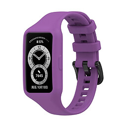 Bracelet en silicone couleur violet foncé pour votre Huawei Band 6/Honor Band 6