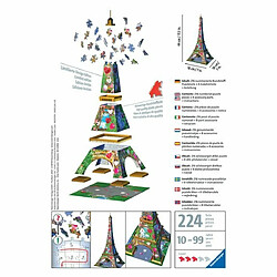 Avis Ludendo Puzzle 3D Ravensburger 216 Pièces - Tour Eiffel Love Edition