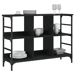 Avis Maison Chic Commode Buffet - Meuble de rangement noir 102x32x73,5 cm bois d'ingénierie -GKD48355