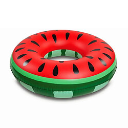 Justgreenbox Anneau de natation de flotteur de piscine géante anneaux de fête flottants de matelas gonflable d'ananas de pastèque, Watermelon