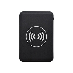 Chrono Qi Mini Banque d'alimentation sans Fil, Batterie Externe de Chargeur Externe Rapide de Qi de capacité 5000mAh, Main pendante Device,(noir)