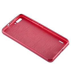 Cadorabo Coque Honor 6 PLUS Etui en Rouge