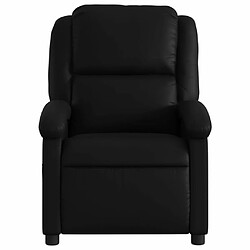 Acheter Maison Chic Fauteuil de massage inclinable,Fauteuil luxe de relaxation Noir Similicuir -MN29235