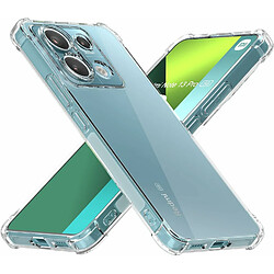 Xeptio Coque protection pour Xiaomi Redmi Note 13 Pro 5G Souple Transparente Bumper en Gel TPU avec bords renforcés