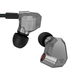 GUPBOO Casque intra-auriculaire KZ ZS5, 2DD + 2BA, hybride, avec microphone pas cher