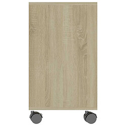 Acheter vidaXL Table d'appoint Chêne sonoma 70x35x55 cm Bois d'ingénierie