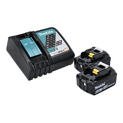 Avis Makita DHR 202 RG Perforateur sans fil 18 V 2,0 J SDS Plus + 2x Batteries 6,0 Ah + Chargeur