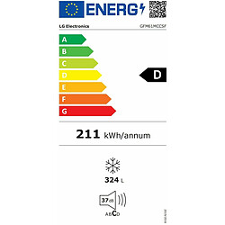 Avis Congélateur LG GFM61MCCSF.AMCQEUR Noir 324 L