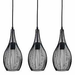 Suspension Alexandra House Living Noir pas cher