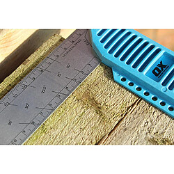 OX Tools P503030 Pro Carpenters Square & Angle Finder 300mm / 12in, Bleu, 1