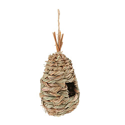 Naturel Hanging Nest Pet Bird House Hatch Perroquet Rest Hut Ampoule Moyenne