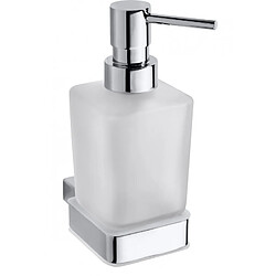 Bemeta - Maison De La Tendance Distributeur de savon liquide en chrome et en verre VIA 6,5 x15x 12cm / 250ml