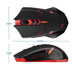 Avis Souris Sans fil -Gamer Professionnel 7 boutons Réglable 2.4G - Jeux de Souris Gaming Bluetooth 2000 DPI