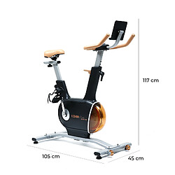 Acheter Vélo d'Appartement Biking Keboo Fitness Serie 900 Black Freinage Magnétique | Volant 7 kg et 32 Niveaux | Siège et Guidon Réglables