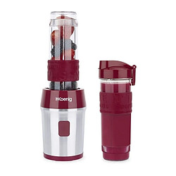 Hkoenig Mini blender - H.Koenig - SMOO10 - 300 W - 570 mL - Framboise - 2 gourdes incluses