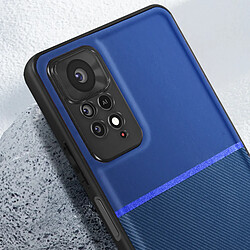 Avis Avizar Coque pour Xiaomi Redmi Note 11 Pro 5G rigide avec contour souple antichoc Bleu