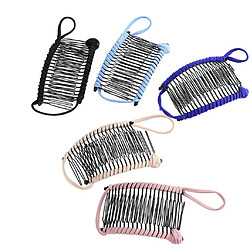 20Combs Femme Nouvelle Mode Pinces À Banane En Épingle À Cheveux Plateau Cheveux Plug Peigne Marine