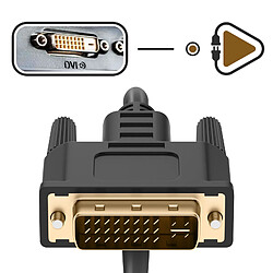 Avizar Câble Vidéo 12m HDMI mâle vers DVI mâle, Full HD 1080p pas cher