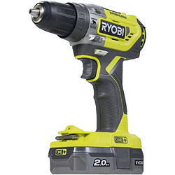 RYOBI Perceuse percu e-torque BRUSHLESS 18V - 2 x 2Ah Ryobi - Perceuse-visseuse à percussion Brushless E-Torque 18 V Lithium+ 2x 2.0 Ah One+™ couple 50 Nm - R18PD5-220S