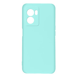 Avizar Coque pour Oppo A77 et A57 Semi-rigide Soft-touch Fine Turquoise