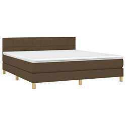 Avis Sommier à lattes,Cadre à lattes de lit pour Adulte matelas et LED Marron foncé 180x200cm -MN45103