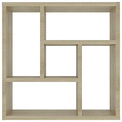 Avis vidaXL Étagère murale Chêne sonoma 45,1x16x45,1 cm Bois d’ingénierie