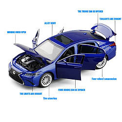 Universal 1: 32 Lexus ES300H alliage pull back modèle moulé sous pression métal jouet voiture avec lumière acoustique 6 portes ouvertes cadeaux pour enfants Livraison gratuite |(Bleu)