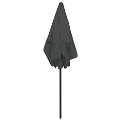 Maison Chic Parasol Jardin | Parasol de plage anthracite 180x120 cm - GKD93620 pas cher