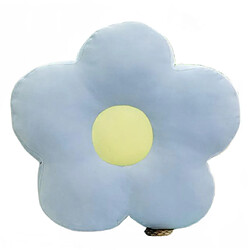 Universal 40cm Fleurs fraîches et colorées Peluche Oreiller Jouet Soft Cartoon Plante Peluche Poupée Chaise Coussin Coussin Canapé Enfants Amoureux Cadeau d'anniversaire | Oreiller de luxe (bleu)