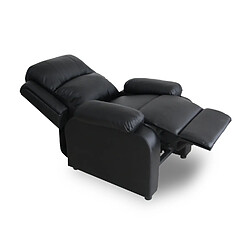 Avis Fauteuil relax Riga Noir