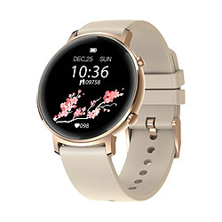 Universal Smartwatch Full Touch Curved Screen Bluetooth Femme Smartwatch Mesure de la pression artérielle Montre de sport | Smartwatch (Or)