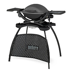 Barbecue électrique sur pieds 2200w gris foncé - q1400stand - WEBER