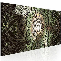 Paris Prix Tableau Imprimé Emerald Mandala 40 x 120 cm