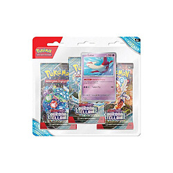 Carte à collectionner Pokémon EV07 Pack 3 boosters Ecarlate et Violet Couronne Stellaire