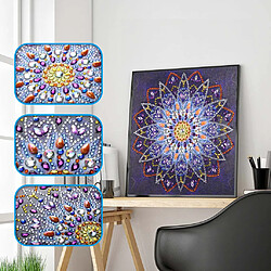 Fleurs en forme de bricolage spéciales 5D diamant peinture points de croix artisanat décors 4