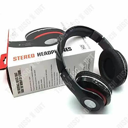 Avis Tech Discount TD® 4 EN 1 Multifonction Casque audio Bluetooth Sans Fil Stéréo Écouteurs Sport Musique Radio MP3 Insérer Carte Micro SD-TF-FM -Noir