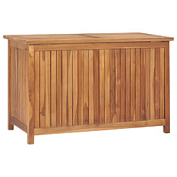 Avis vidaXL Boîte de rangement de jardin 90x50x58 cm Bois de teck solide