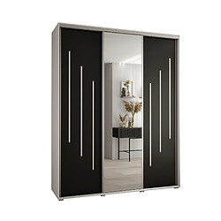 Abiks Meble Armoire DAVOS 9 À Portes Coulissantes 235,2/190/45 3 Portes