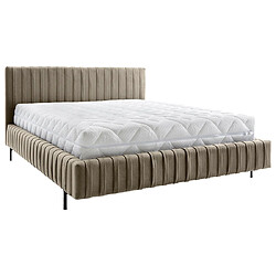 Lisa Design Flavio - lit coffre - 160x200 cm - sommier inclus - en similicuir