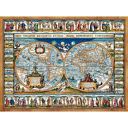 Castorland Puzzle 2000 pièces : carte du monde