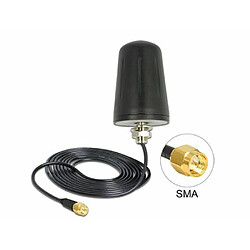 antenna delock lora sma 0dbi omnidirezionalità 868mhz 3m nero [89533]